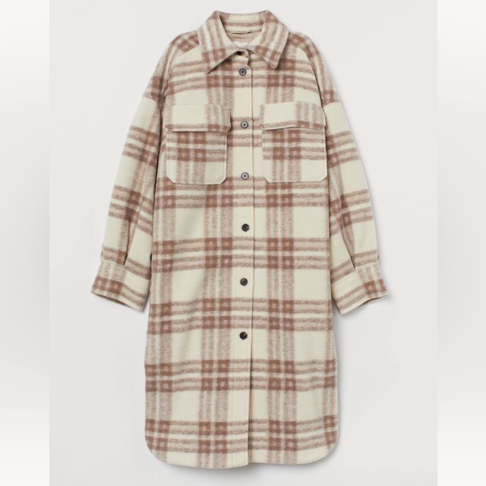 H&M Long Shirt Jacket